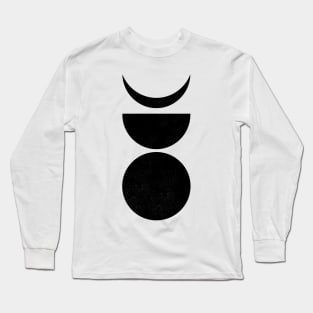 Moon Phase Long Sleeve T-Shirt